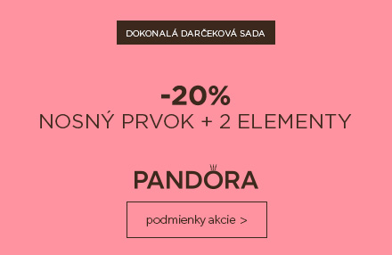 PANDORA startovacia ponuka -20%