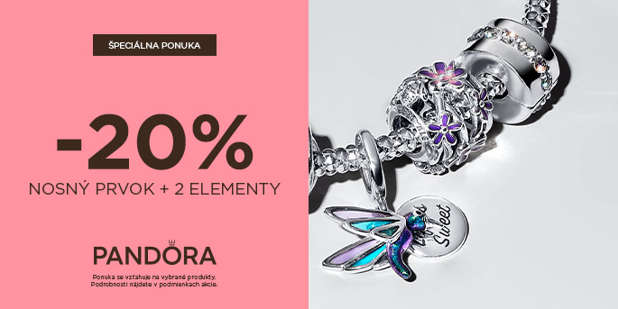 PANDORA startovacia ponuka -20%