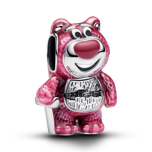 PANDORA Disney stříbrný korálek Lotso s jahodovou vůní přívěšek 794740C01