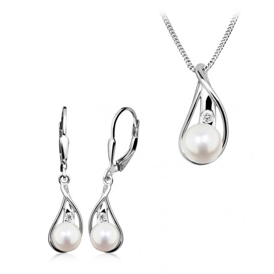 SOFIA stříbrný set náušnice a přívěsek šperkový set AEAP5239Z,WFM/R+AESOF-AE7438Z,WFM/R