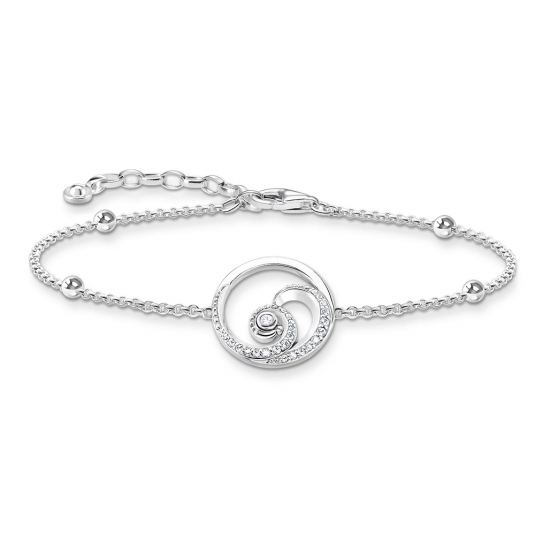 THOMAS SABO náramek Wave with stones náramek A2045-051-14