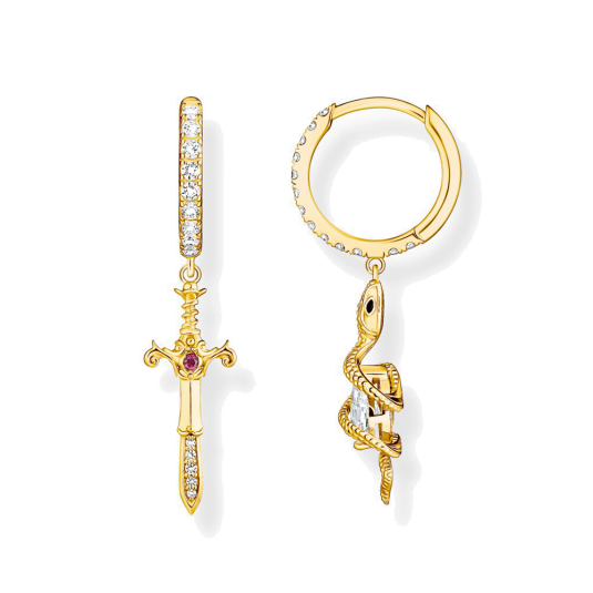 THOMAS SABO náušnice Snake and sword náušnice CR750-995-7
