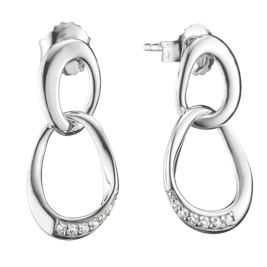 THOMAS SABO náušnice Together with white zirconia náušnice H2350-051-14
