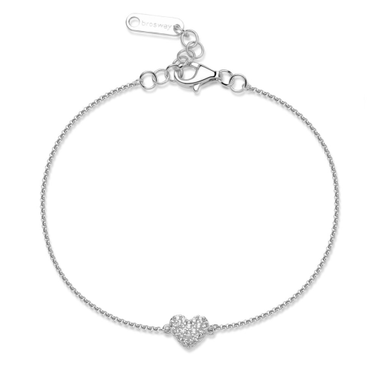 BROSWAY stříbrný náramek Fancy Infinite white náramek BWFIW140