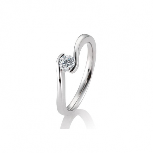 SOFIA DIAMONDS prsten z bílého zlata s diamantem 0,30 ct prsten BE41/85944-W
