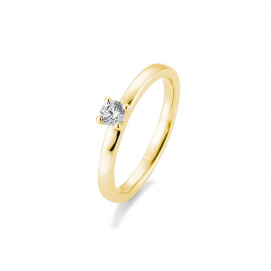SOFIA DIAMONDS prsten ze žlutého zlata s diamantem 0,20 ct prsten BE41/05992-Y