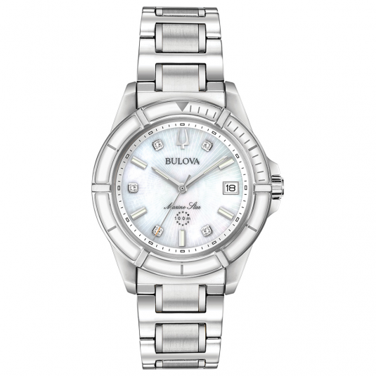 BULOVA dámské hodinky Marine Star hodinky BU96P201