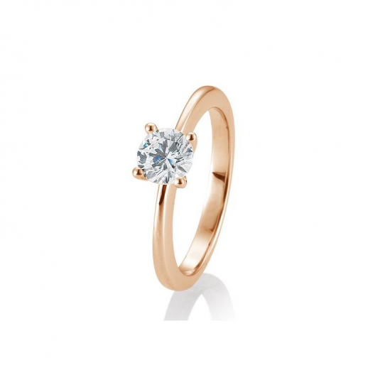 SOFIA DIAMONDS prsten z růžového zlata s diamantem 0,80 ct prsten BE41/05736-R