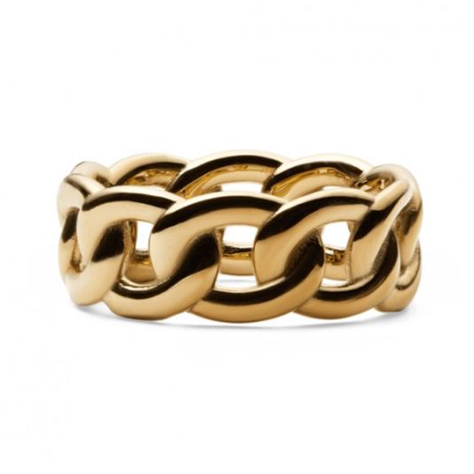 DANIEL WELLINGTON ocelový prsten Chunky Chain prsten DW004008XX-1