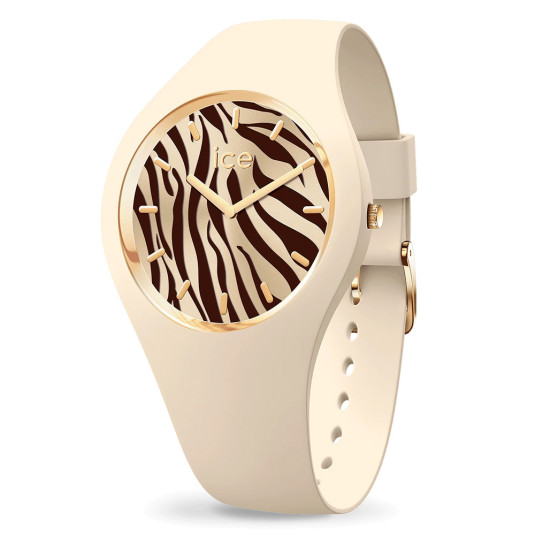 ICE WATCH dámské hodinky Wild Almond Skin Zebra hodinky IW025892