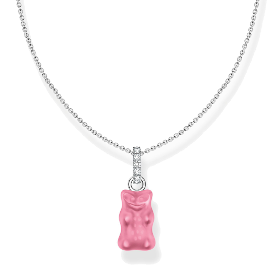 THOMAS SABO x HARIBO náhrdelník Pink goldbear náhrdelník KE2209-052-9