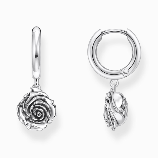 THOMAS SABO náušnice Midnight Rose náušnice CR757-637-21