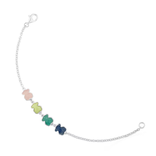 TOUS stříbrný náramek Color náramek 615431680