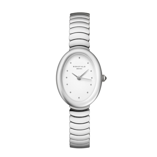 ROSEFIELD dámské hodinky Ovale White Silver hodinky OVWSSS-OV20