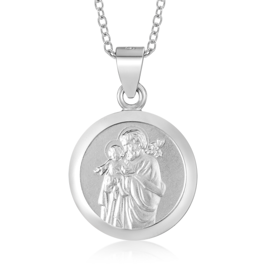 SOFIE stříbrný přívěsek Josef s Ježíšem přívěšek COPOB113813