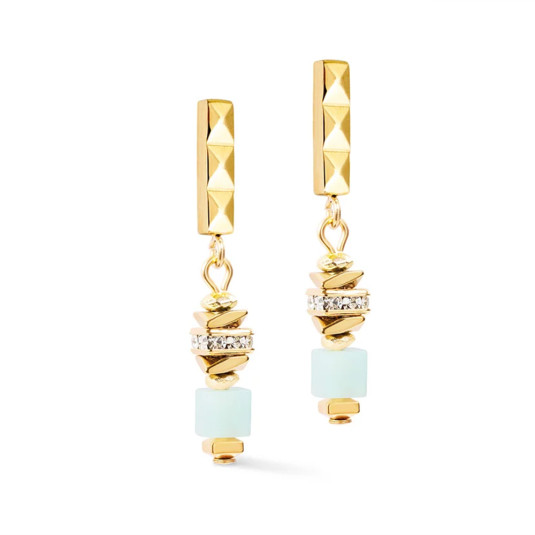 COEUR DE LION náušnice GeoCUBE Beads & Pearls Spike Pastel náušnice 2106-21-1522