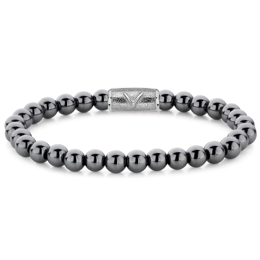 REBEL & ROSE náramek Grey Silver Shine náramek RR-6DV02-S