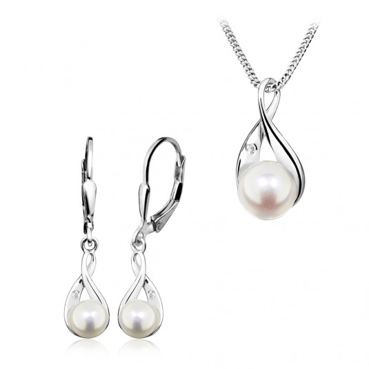 SOFIA stříbrný set náušnice a přívěsek šperkový set AEAP5266Z,WFM/R+AESOF-AE7465Z,WFM/R