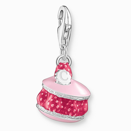 THOMAS SABO přívěsek charm Pink raspberry macaron přívěšek 2080-007-9