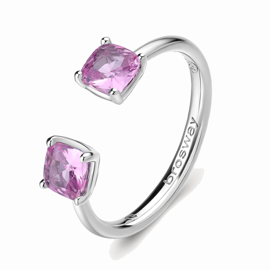 BROSWAY prsten Fancy Vibrant pink prsten BWFVP11
