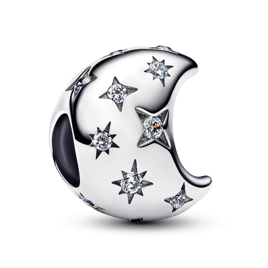 PANDORA korálek Třpytivý půlměsíc přívěšek 794254C01