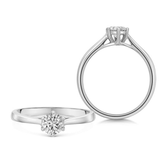 SOFIA DIAMONDS zlatý zásnubní prsten s diamantem 0,50 ct prsten UDRG47933W