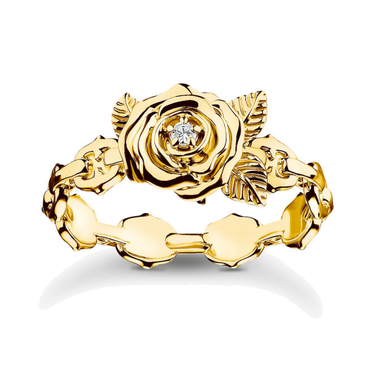 THOMAS SABO prsten Roses Romance prsten TR2482-414-39