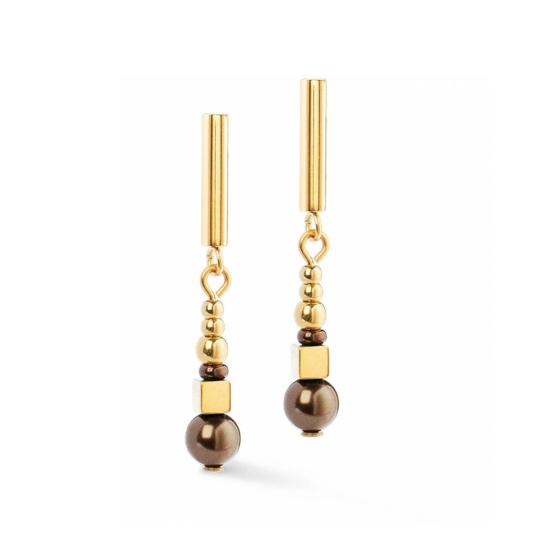 COEUR DE LION náušnice GeoCUBE Princess Pearls náušnice 4312-21-1100