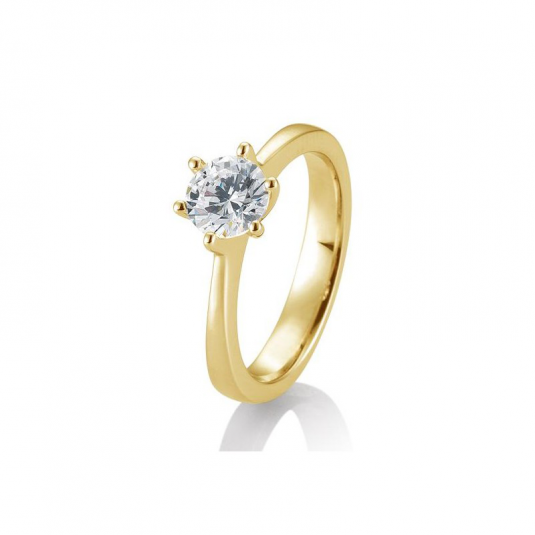 SOFIA DIAMONDS prsten ze žlutého zlata s diamantem 0,60 ct prsten BE41/85985-Y
