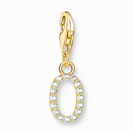 THOMAS SABO přívěsek charm letter O gold přívěšek 1978-414-14