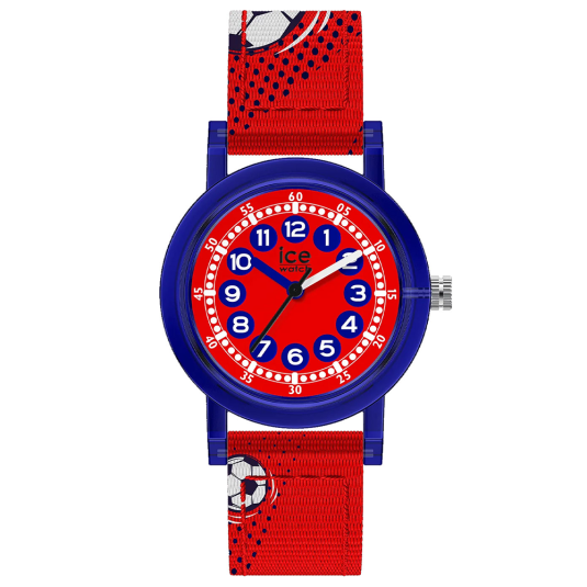 ICE WATCH dětské hodinky Learning Red Football