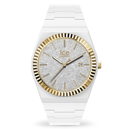 ICE WATCH dámské hodinky Power White Glitter Gold hodinky IW024767