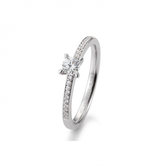 SOFIA DIAMONDS prsten z bílého zlata s diamantem 0,35 ct prsten BE41/85952-W