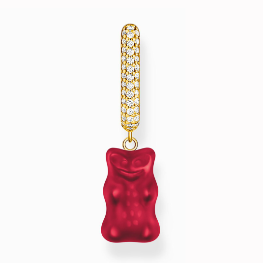 THOMAS SABO x HARIBO kusová náušnice Red goldbear náušnice CR727-414-10