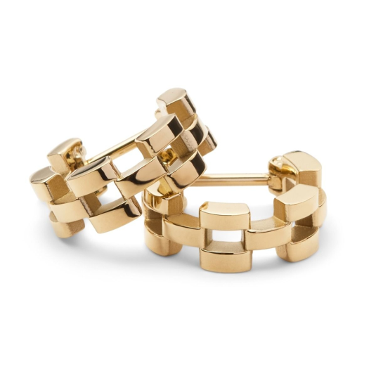 DANIEL WELLINGTON ocelové náušnice 3-Link náušnice DW00400989