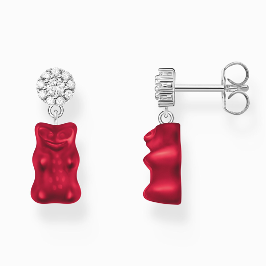 THOMAS SABO x HARIBO náušnice Red goldbear náušnice H2330-052-10