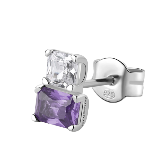 BROSWAY kusová náušnice Fancy Magic purple náušnice BWFMP10