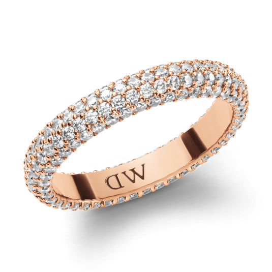 DANIEL WELLINGTON dámský prsten Pavé Crystal prsten DW004006XX-1