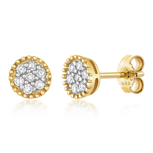SOFIA DIAMONDS zlaté náušnice náušnice GEMBO32200-35
