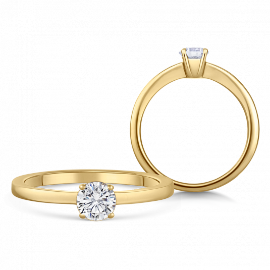 SOFIA DIAMONDS zlatý zásnubní prsten s diamantem 0,50 ct prsten BDRB90348YG