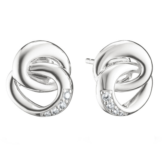 THOMAS SABO náušnice Together with white zirconia náušnice H2352-051-14