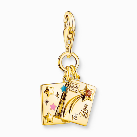 THOMAS SABO přívěsek charm Letter gold přívěšek 2065-414-7