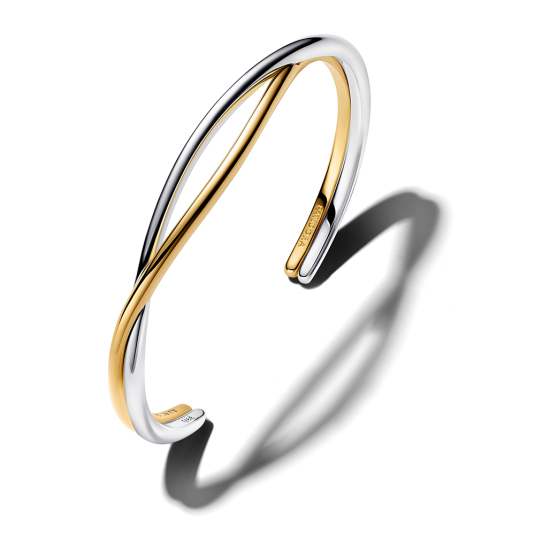 PANDORA ESSENCE dvoubarevný otevřený náramek náramek 564656C00