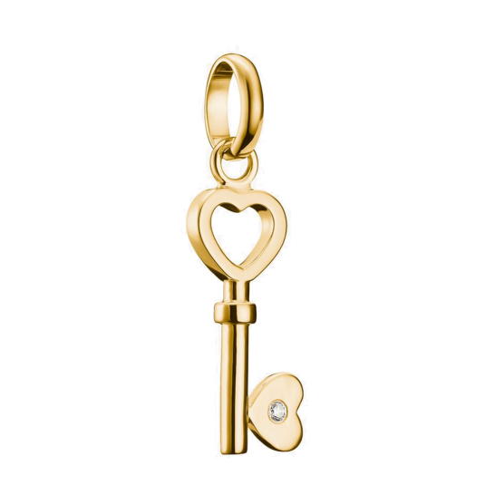 THOMAS SABO CONNECT přívěsek charm Love key gold-plated přívěšek CC1241-414-14
