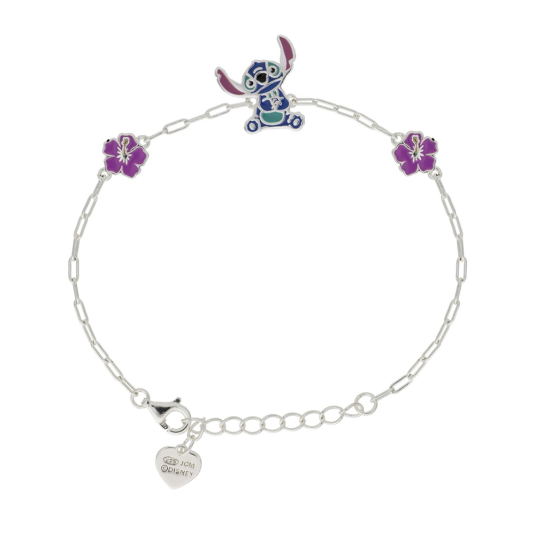 DISNEY stříbrný náramek Stitch náramek BS00095SL-65.CS