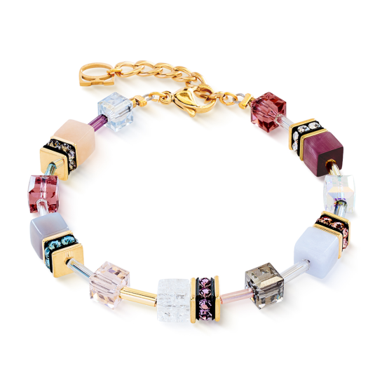 COEUR DE LION náramek GeoCUBE Precious náhrdelník Golden Blush náramek 4905-30-1924