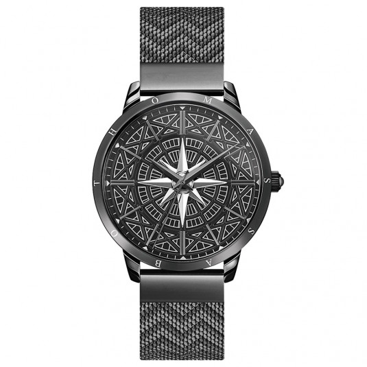 THOMAS SABO hodinky Spirit Cosmos compass black hodinky WA0374-202-203