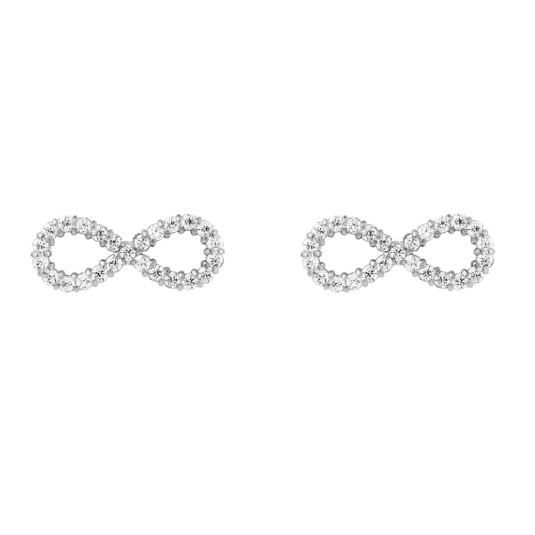 DANIEL WELLINGTON ocelové náušnice Mirelle Infinity Earring Silver náušnice DW00401616