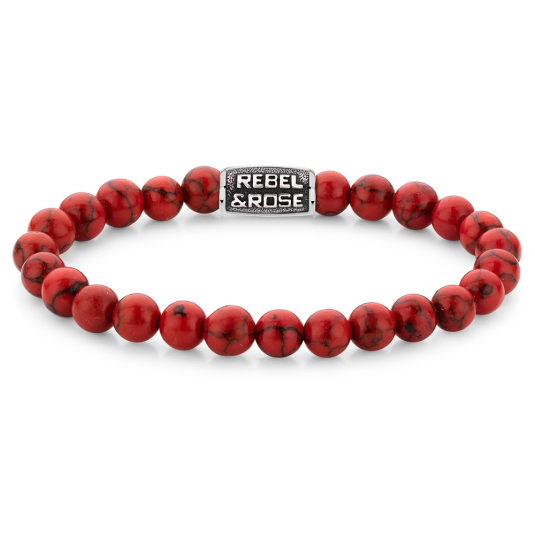 REBEL & ROSE náramek Red Delight Vintage náramek RR-80099-V