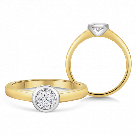 SOFIA DIAMONDS zlatý zásnubní prsten s diamantem 0,50 ct prsten BDRB00159YG